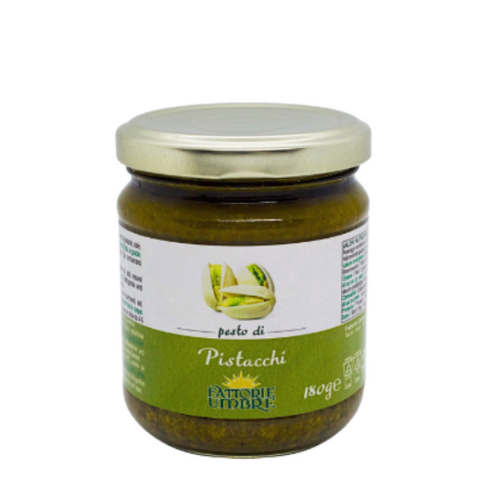 Pesto di Pistacchio Fattorie Umbre 180 gr Pistazien Pesto Ideal für Pasta