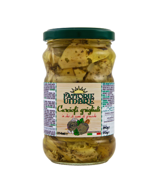 Carciofi grigliati Fattorie Umbre 180 gr Gegrillte Artischocken