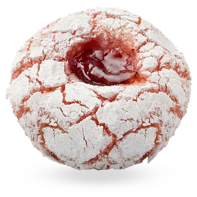 Pasticcini di mandorla alla fragola Furco Biscotti - Sizilianisches Mandelgebäck mit Erdbeeren  250 gr