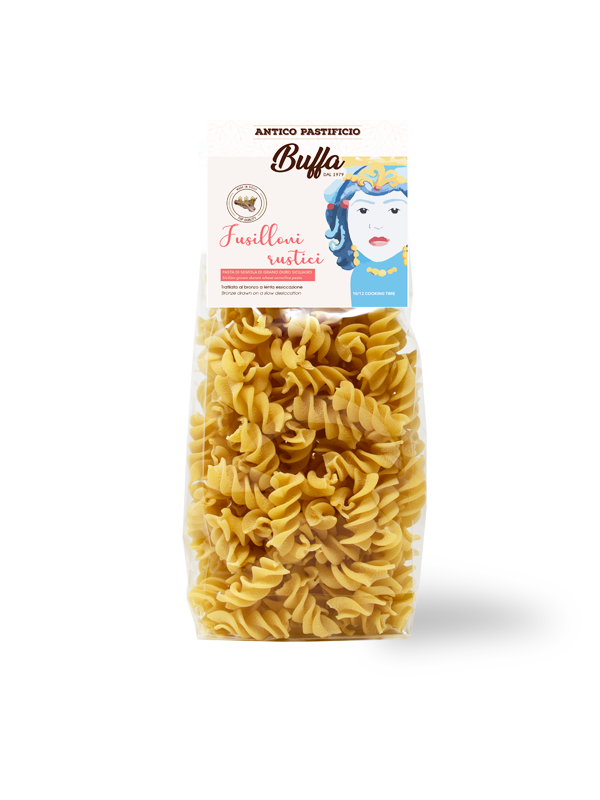 Fusilli Rustici 500 gr Antico Pastificio Buffa Pasta siciliana