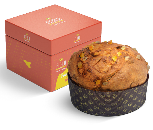 Handwerklicher Zitrusfrucht-Panettone aus Sizilien 1kg