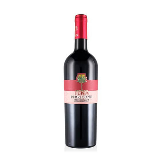 Perricone 2021 Terre Siciliane Cantine Fina Vino Rosso - Sicilia - Italia