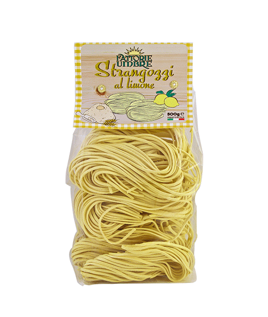 Strangozzi al Limone Fattorie Umbre 500 gr Lemon flavored pasta