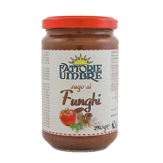 Sugo ai Funghi Fattorie Umbre 280 gr -  Tomatensauce mit Champignons