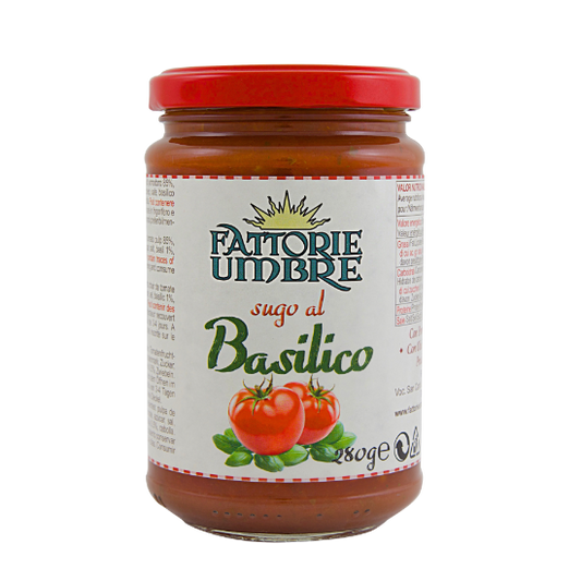 Sugo al Basilico Fattorie Umbre 280 gr Tomatensauce mit Basilikum