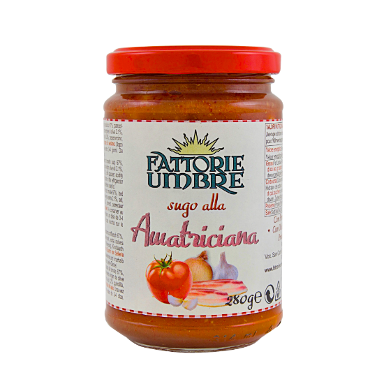 Sugo alla Amatriciana Fattorie Umbre 280 gr Amatriciana Tomatensauce