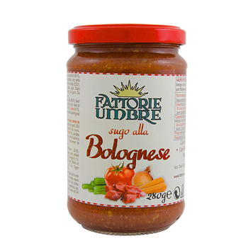 Sugo alla Bolognese Fattorie Umbre 280 gr Bolognese Sauce - Tomatensauce mit Hackfleisch