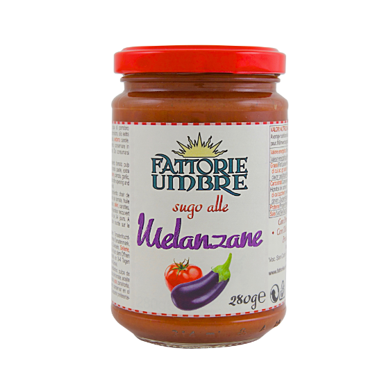 Sugo alle Melanzane Fattorie Umbre 280 gr Sauce mit Auberginen