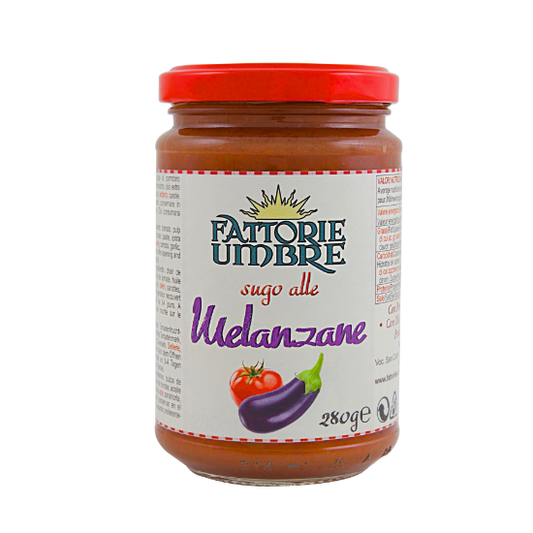 Sugo alle Melanzane Fattorie Umbre 280 gr Sauce mit Auberginen