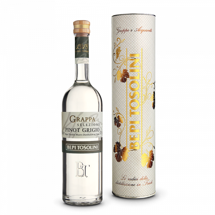 Grappa Pinot Grigio Bepi Tosolini 50 cl Friaul - Italien