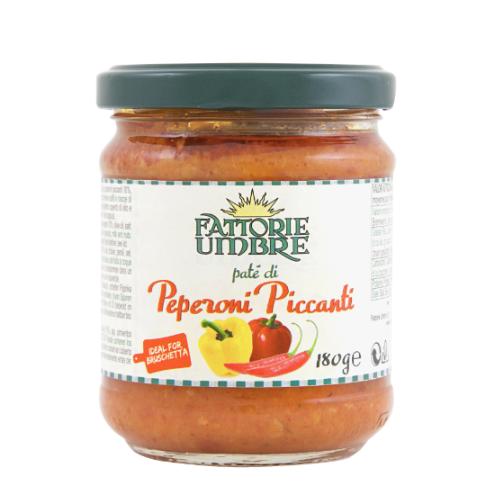 Pate'di Peperoni Piccanti Fattorie Umbre 180 gr