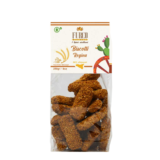 Biscotti &amp;quot; Regina&amp;quot; 250 gr Furco Biscotti Sizilianisches Kekse mit Sesa ...